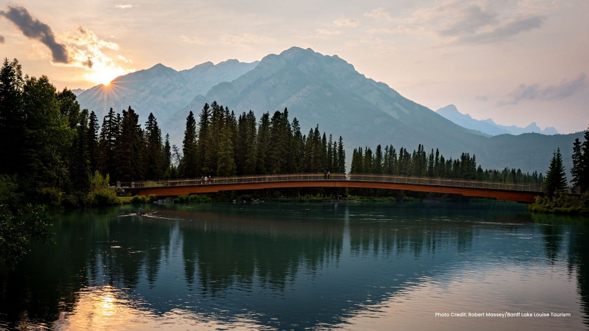 Nancy Pauw Bridge in Banff National Park. Photo courtesy of BLLT Nancy Pauw Bridge in Banff National Park. Photo courtesy of BLLT
