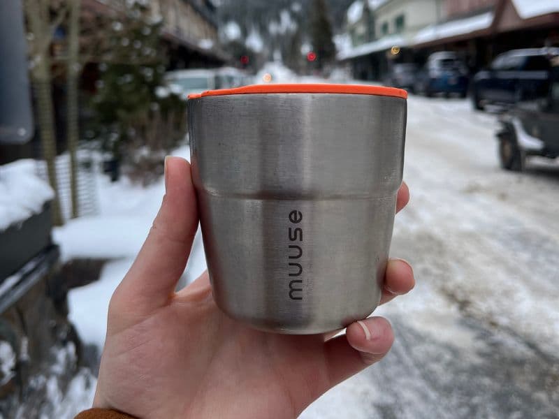 Muuse Cup from Banff Borrows re-usable Cup Program. Muuse Cup from Banff Borrows re-usable Cup Program.